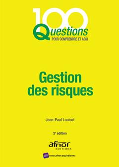 Cover of the book Gestion des risques