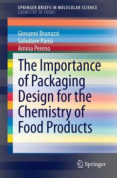 Couverture de l’ouvrage The Importance of Packaging Design for the Chemistry of Food Products