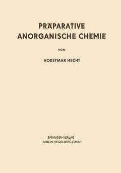 Couverture de l’ouvrage Präparative Anorganische Chemie