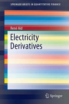 Couverture de l’ouvrage Electricity Derivatives