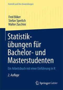 Couverture de l’ouvrage Statistikübungen für Bachelor- und Masterstudenten