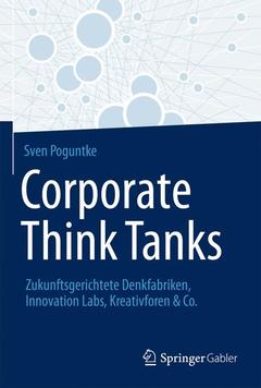 Couverture de l’ouvrage Corporate Think Tanks