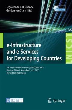 Cover of the book e-Infrastructure and e-Services for Developing Countries