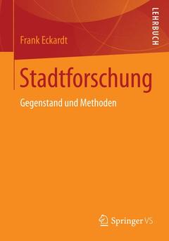 Couverture de l’ouvrage Stadtforschung