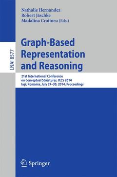 Couverture de l’ouvrage Graph-Based Representation and Reasoning