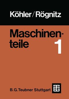 Couverture de l’ouvrage Maschinenteile