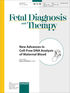 Couverture de l’ouvrage New Advances in Prenatal Diagnosis and Therapy