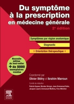 Couverture de l’ouvrage Du symptôme à la prescription en médecine générale