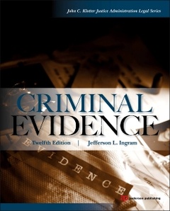 Couverture de l’ouvrage Criminal Evidence