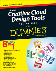 Couverture de l’ouvrage Adobe Creative Cloud Design Tools All-in-One For Dummies