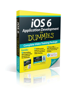Cover of the book iOS 6 Application Development For Dummies, Book + Online Video Training Bundle