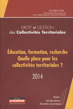 Couverture de l’ouvrage Droit et gestion des collectivités territoriales - 2014