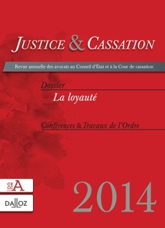 Couverture de l’ouvrage Justice et cassation 2014