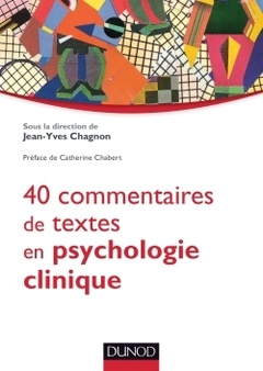 Cover of the book 40 commentaires de textes en psychologie clinique
