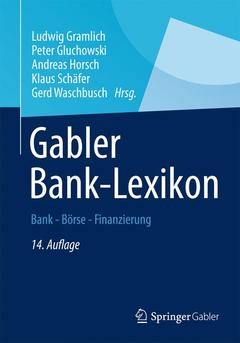 Couverture de l’ouvrage Gabler Banklexikon