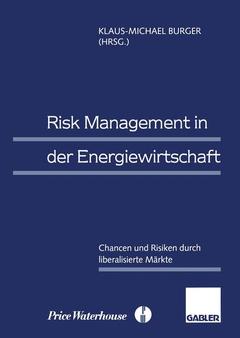 Cover of the book Risk Management in der Energiewirtschaft