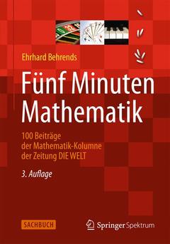 Couverture de l’ouvrage Fünf Minuten Mathematik