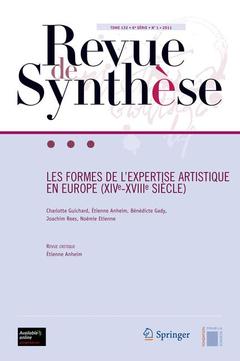Cover of the book Les formes de l'expertise artistique en Europe (XIVe-XVIIIe siècle)