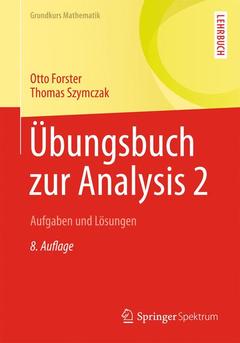 Cover of the book Übungsbuch zur Analysis 2