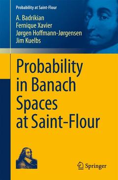 Cover of the book Probability in Banach Spaces at Saint-Flour