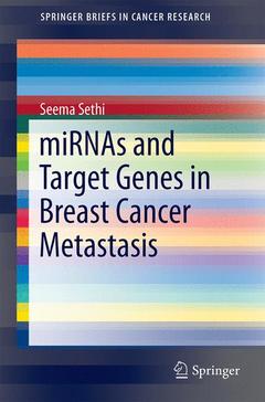 Couverture de l’ouvrage miRNAs and Target Genes in Breast Cancer Metastasis