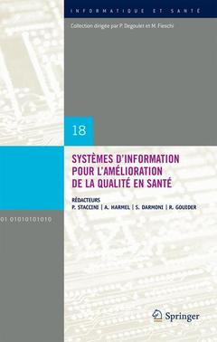 Cover of the book Systèmes d'information pour l'amélioration de la qualité en santé