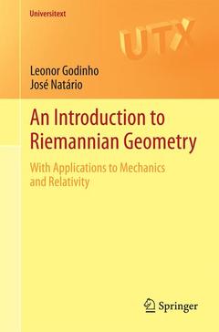 Couverture de l’ouvrage An Introduction to Riemannian Geometry