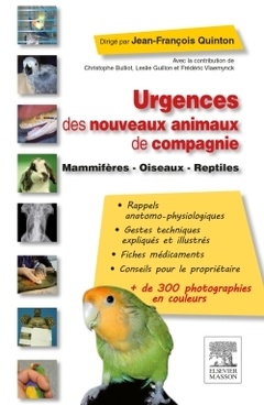 Cover of the book Urgences des nouveaux animaux de compagnie