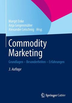 Couverture de l’ouvrage Commodity Marketing
