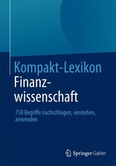 Couverture de l’ouvrage Kompakt-Lexikon Finanzwissenschaft