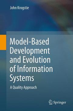 Couverture de l’ouvrage Model-Based Development and Evolution of Information Systems