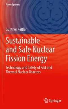 Couverture de l’ouvrage Sustainable and Safe Nuclear Fission Energy