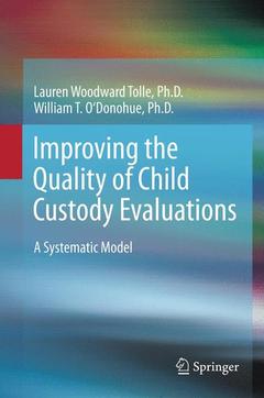 Couverture de l’ouvrage Improving the Quality of Child Custody Evaluations