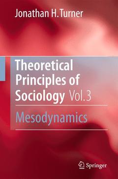 Cover of the book Theoretical Principles of Sociology, Volume 3