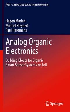 Couverture de l’ouvrage Analog Organic Electronics
