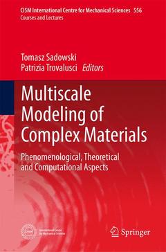Couverture de l’ouvrage Multiscale Modeling of Complex Materials