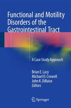 Couverture de l’ouvrage Functional and Motility Disorders of the Gastrointestinal Tract