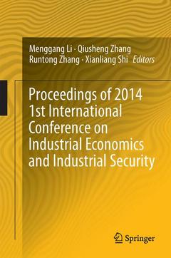 Cover of the book Proceedings of 2014 1st International Conference on Industrial Economics and Industrial Security