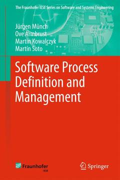 Couverture de l’ouvrage Software Process Definition and Management