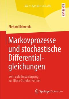 Cover of the book Markovprozesse und stochastische Differentialgleichungen