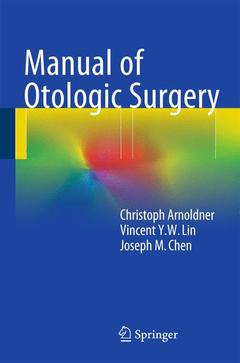 Couverture de l’ouvrage Manual of Otologic Surgery
