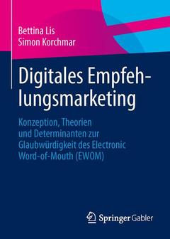 Couverture de l’ouvrage Digitales Empfehlungsmarketing