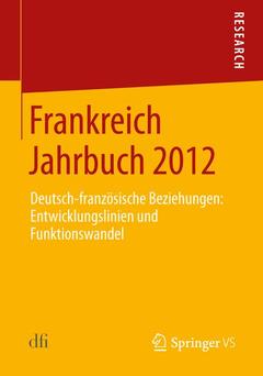 Couverture de l’ouvrage Frankreich Jahrbuch 2012