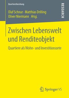 Cover of the book Zwischen Lebenswelt und Renditeobjekt