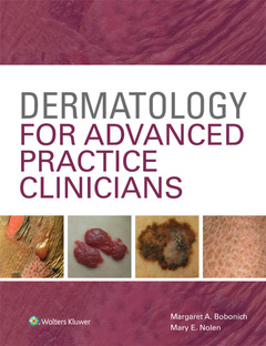 Couverture de l’ouvrage Dermatology for Advanced Practice Clinicians