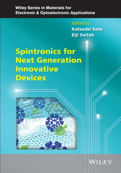 Couverture de l’ouvrage Spintronics for Next Generation Innovative Devices