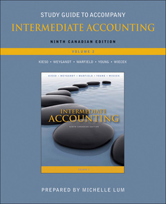 Cover of the book Study Guide to accompany Intermediate Accounting
