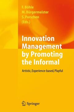 Couverture de l’ouvrage Innovation Management by Promoting the Informal