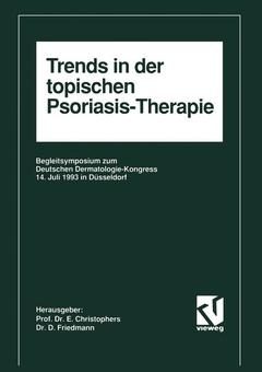 Cover of the book Trends in der topischen Psoriasis-Therapie
