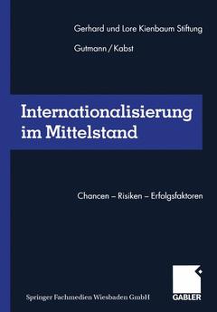 Couverture de l’ouvrage Internationalisierung im Mittelstand